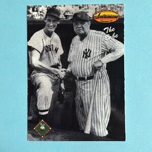 1993 TWC,Red Sox Ted Williams & New York Yankee,BABE RUTH 'The BABE'-Card #121